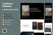 Premium Furniture Landing Page, a Landing Page Template by SLAB! Design (Thumbnail 1 of 4)