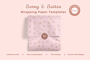 Bakery Wrapping Paper Template, a Stationery Template by Hell Yeah Designs (Thumbnail 7 of 8)