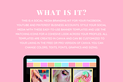 Pastel Neon Social Media Banners, a Social Media Template by SunshineStudioBoutique (Thumbnail 2 of 8)