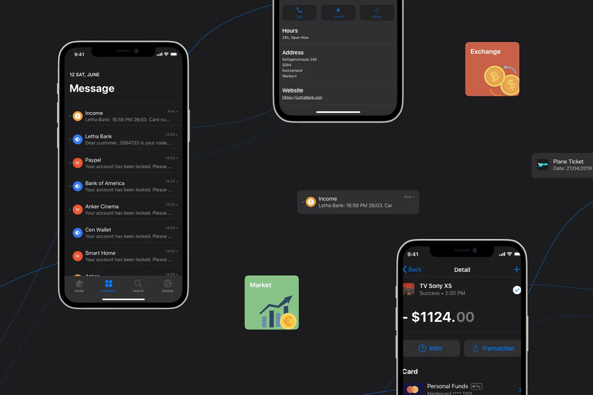 GLORIES - Finance App iOS 14 UI Kit, an App Template by Capi Product (Photo 5 of 6)