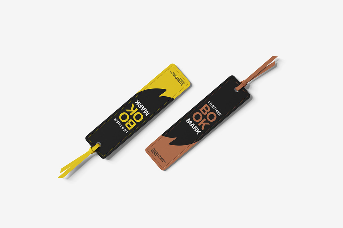 Leather Bookmark Mockup, a Books & Magazine Mockup by Indah (Photo 6 of 6)