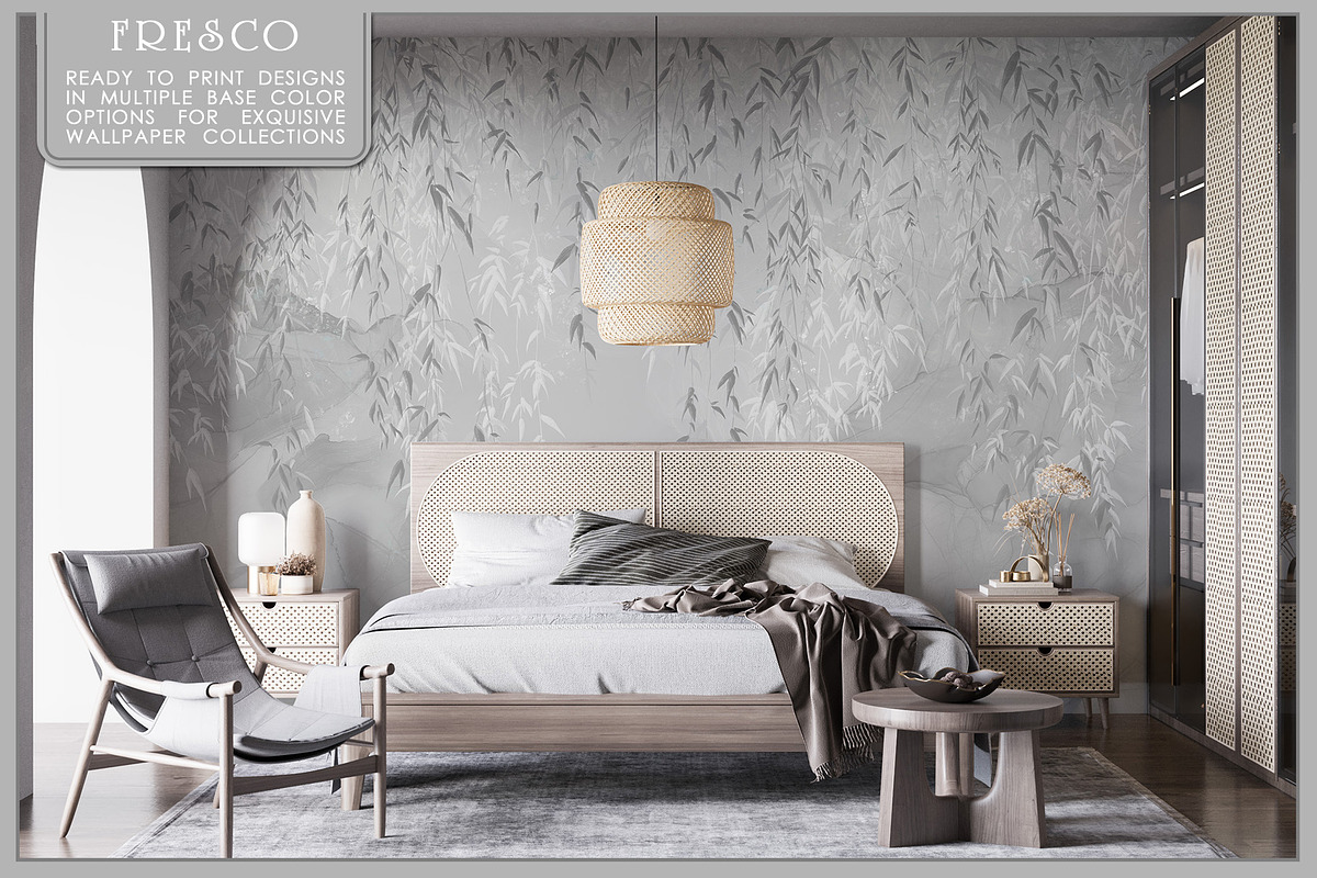 Fresco collection Green Veil, a Wallpaper Graphic by Natalia0307 (Photo 4 of 13)