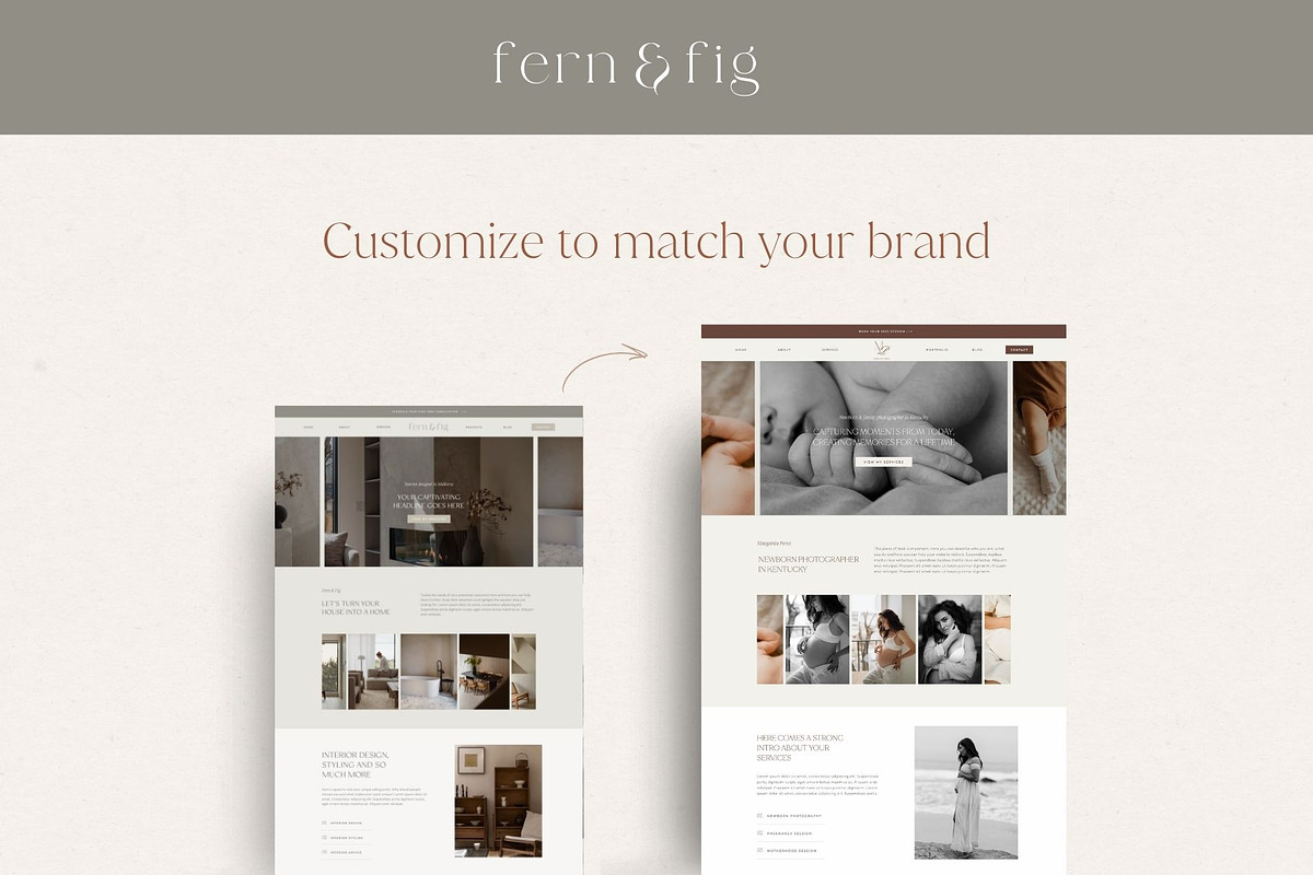 Interior Designer Showit template, a Websites & App Template by Wonderlik Webdesign (Photo 6 of 8)