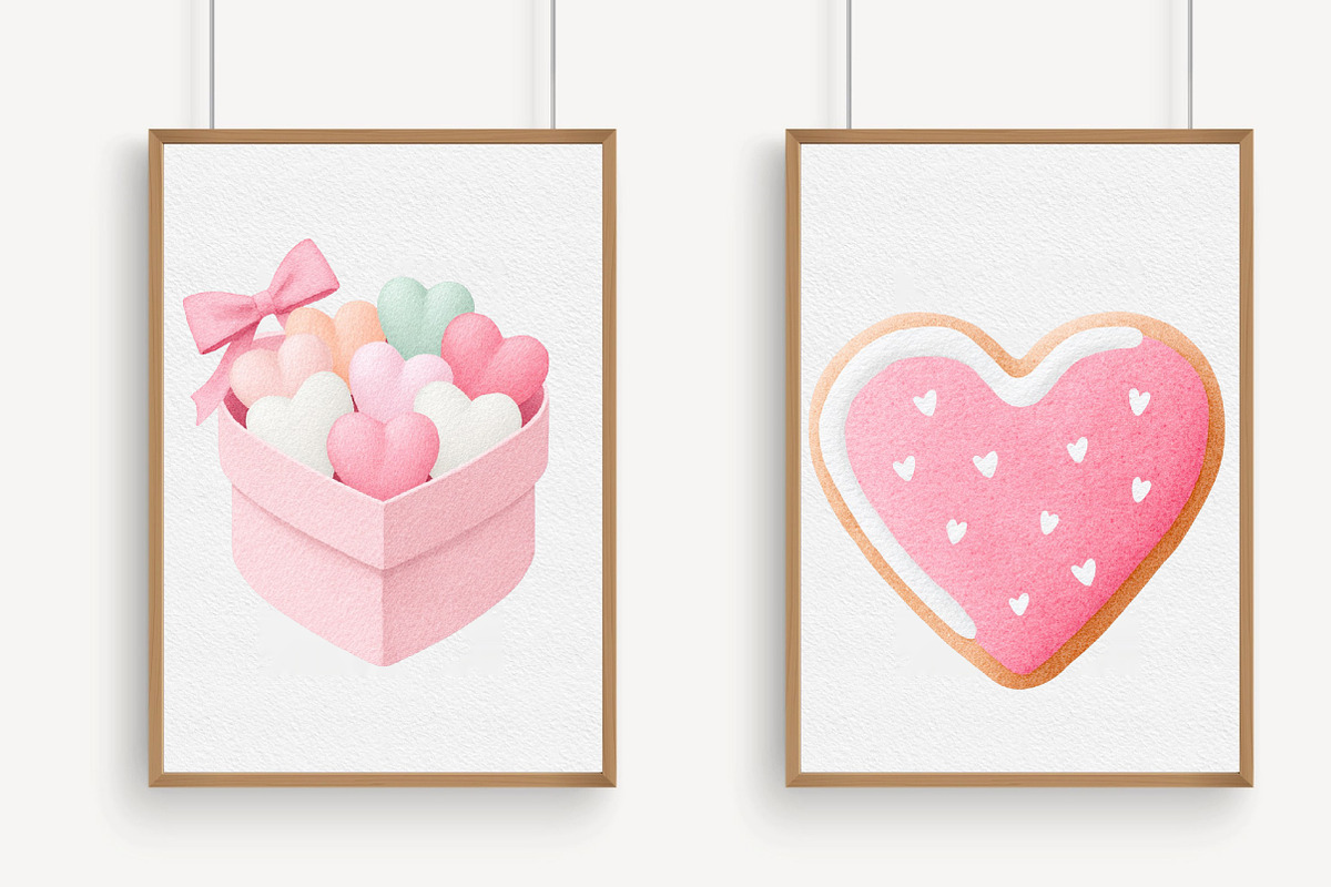 Sweet Valentine Clipart, an Illustration by Libby Wishes (Photo 4 of 7)