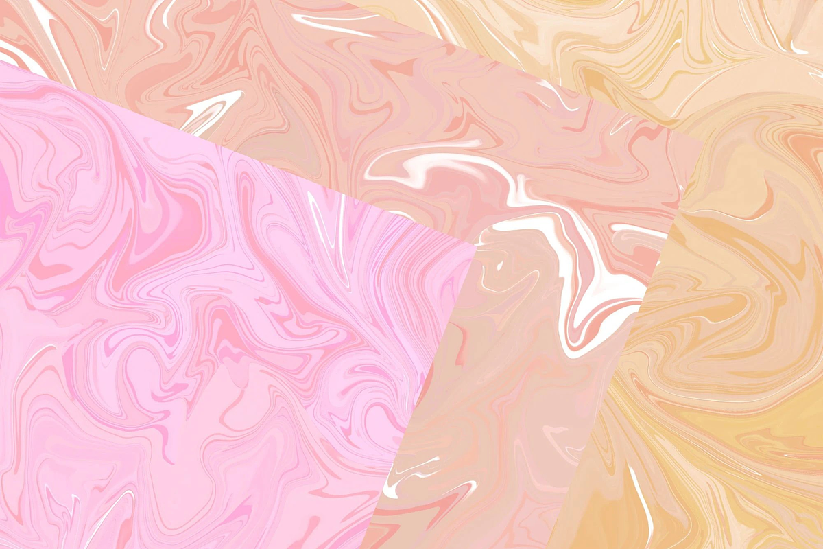 Pastel Marbled Paint Pattern Set, a Pattern Graphic by Gen Aumonier (Photo 3 of 10)