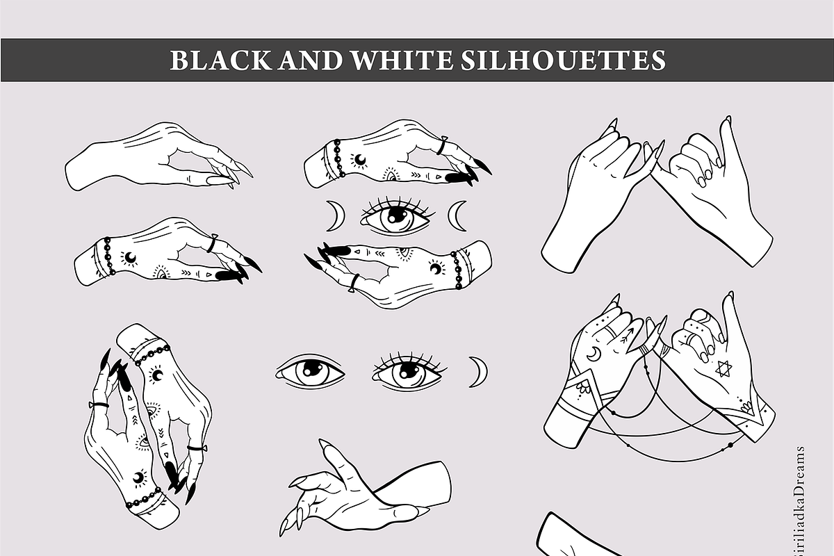 Witch hands and mystical artifacts, a Decorative Illustration by Siriliadka Dreams (Photo 10 of 14)