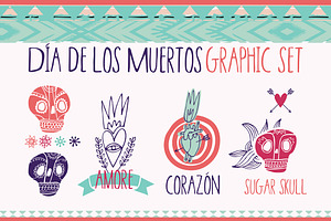 Day of the Dead Graphic set