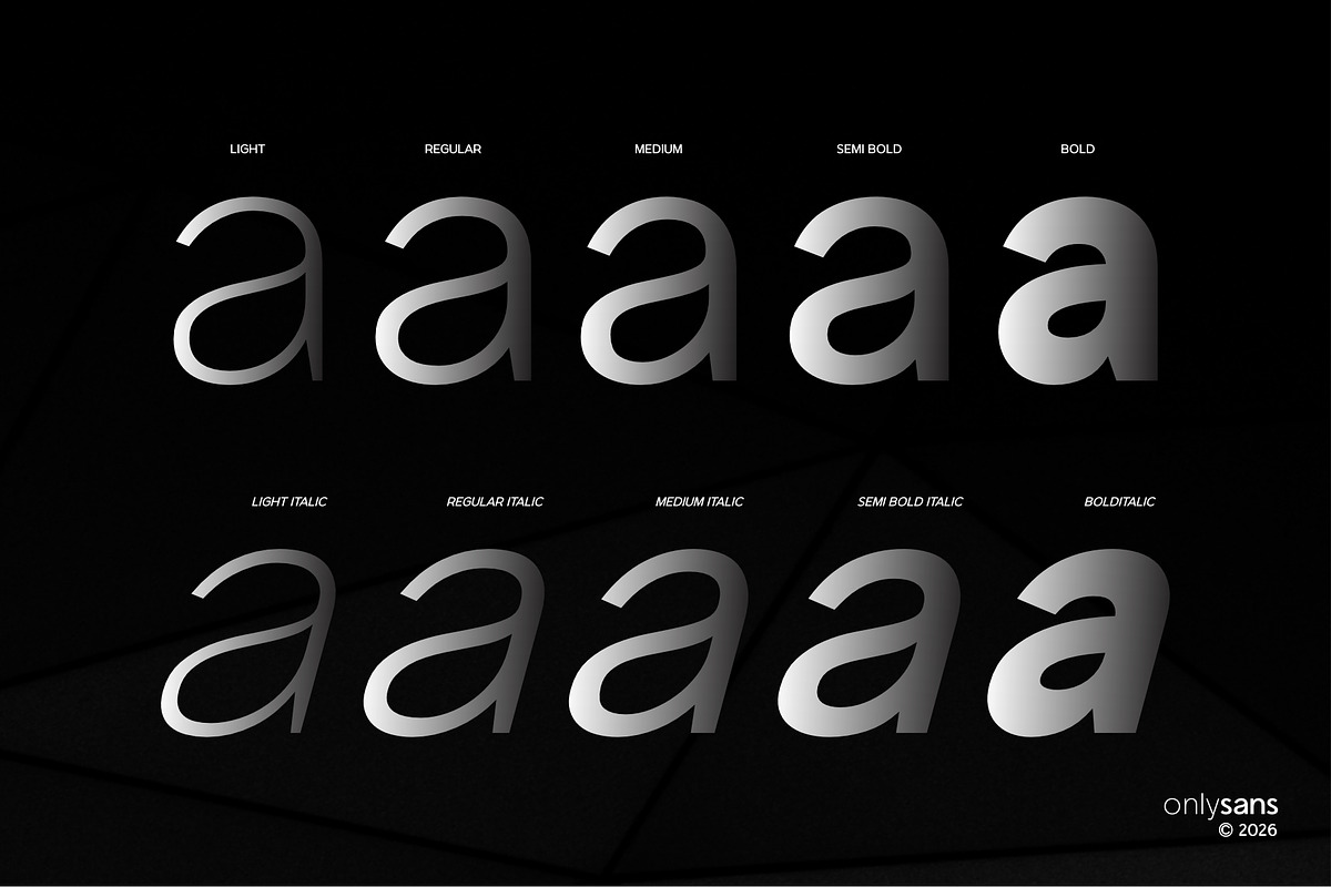 Onlysans, a Sans Serif Font by ismanayuda (Photo 6 of 7)