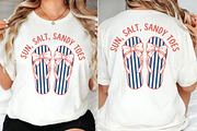 Sun Salt Sandy Toes Flip Flop PNG, an Illustration by OK Design (Thumbnail 3 of 5)