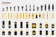 Italian Pasta - Modern Graphics, a Food Illustration by illugrama (Thumbnail 6 of 13)