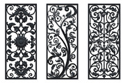 Elegant Lasercut Panel Vector Set, an Illustration by Amazin_art (Thumbnail 5 of 21)