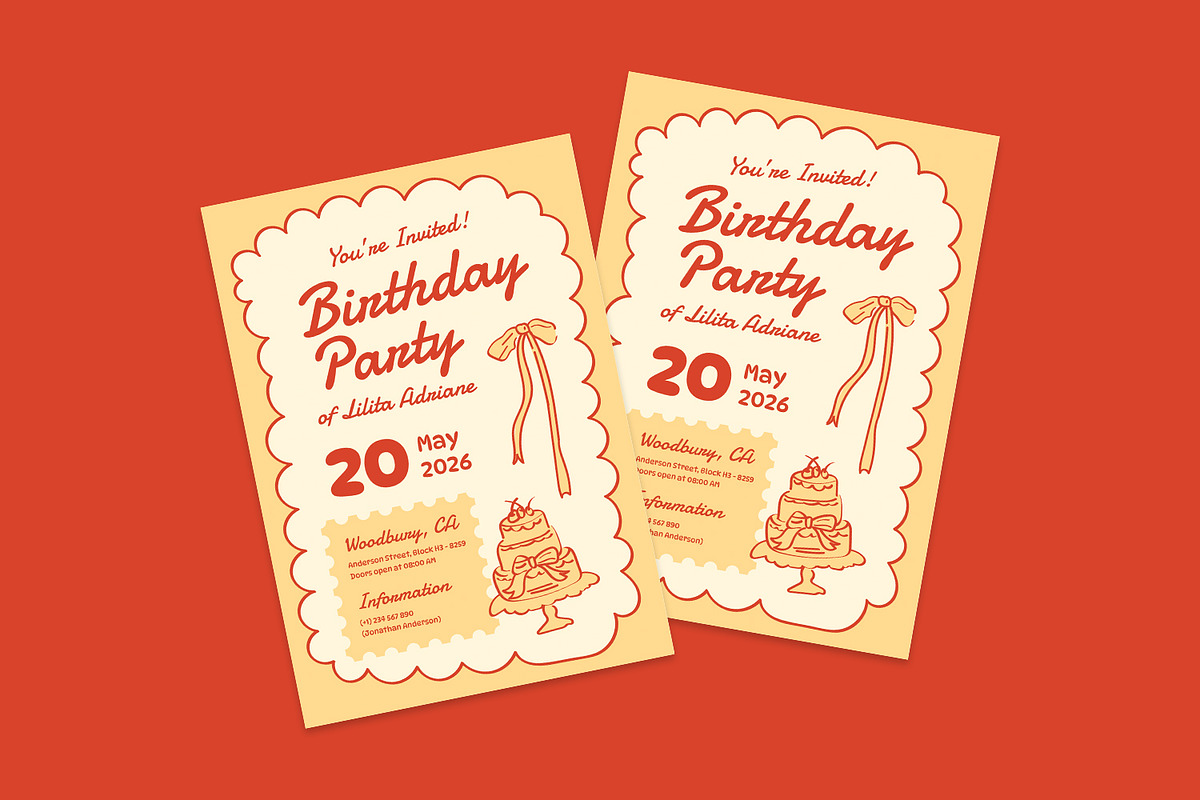 Birthday Party - Flyer