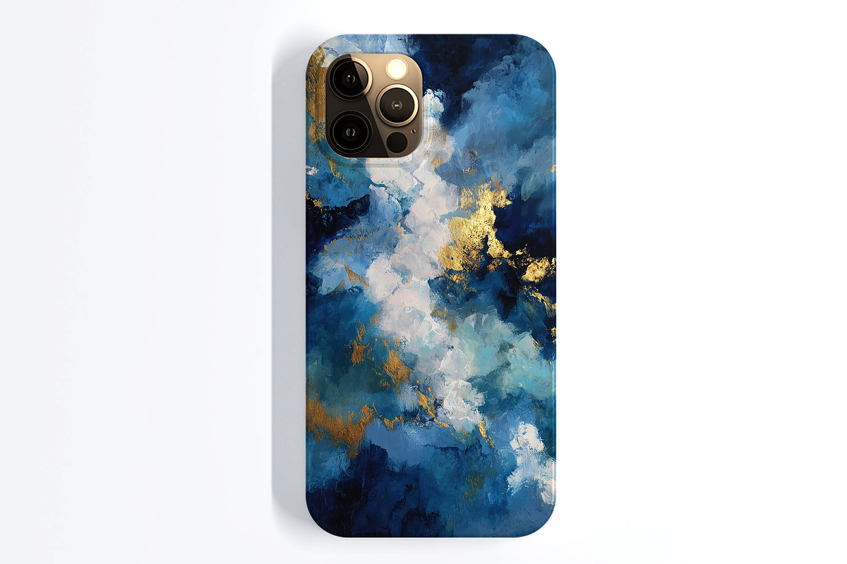 Blue Gold Abstract Illustration, a Decorative Illustration by Housui Patterns (Photo 10 of 12)