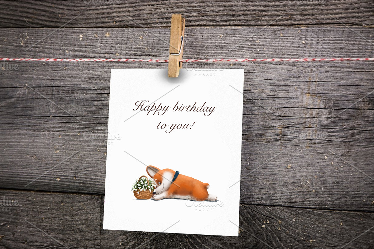 Corgi. Cute Dog, an Animal Illustration by sheincar (Photo 5 of 5)