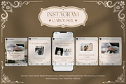 120 Gold Wedding Instagram Template, a Social Media Template by Branding Victory STD (Thumbnail 7 of 10)