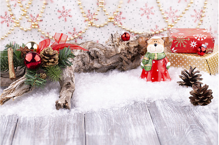 Christmas holiday background with