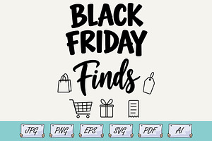 Black Friday Finds SVG