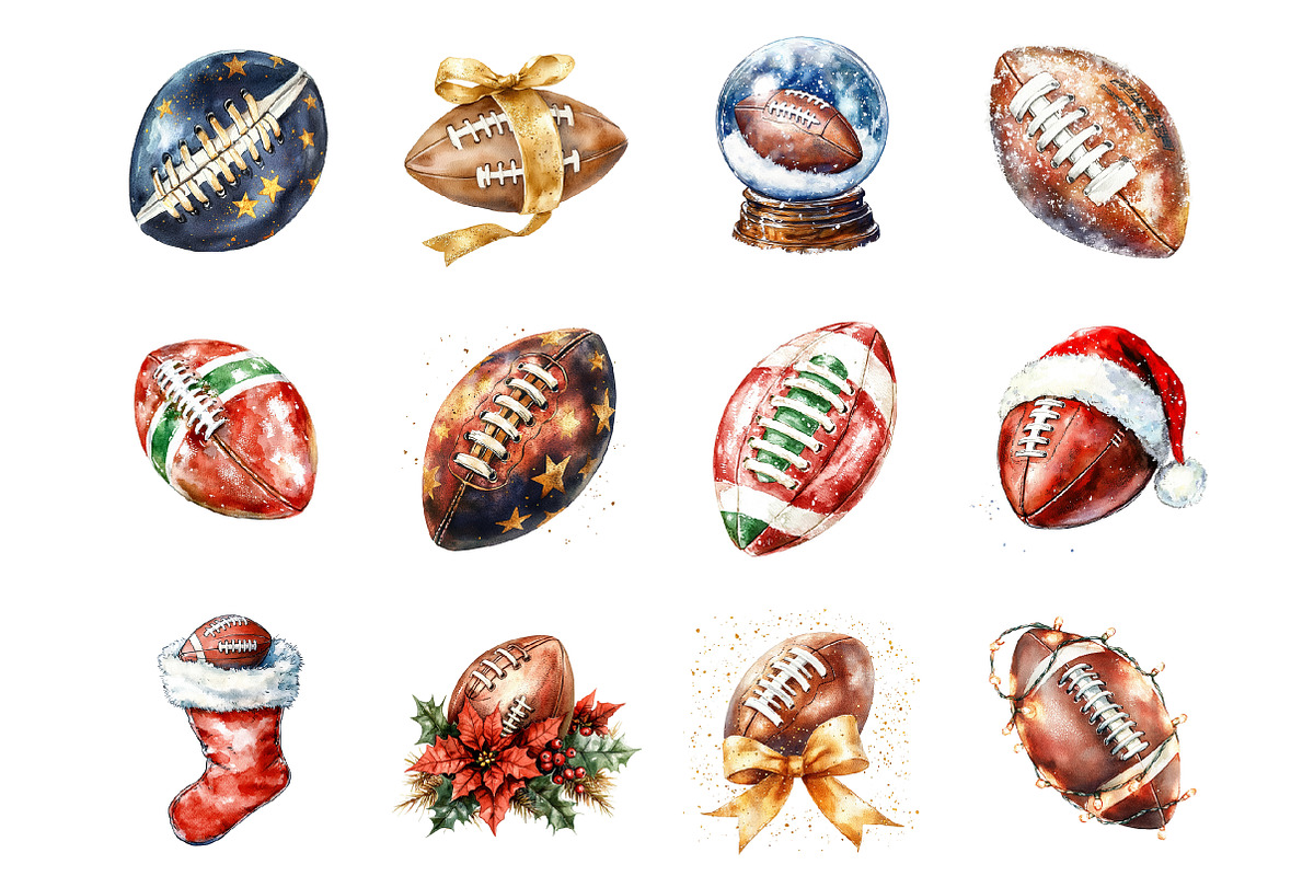 Christmas Football, an Illustration by Design Market (Photo 3 of 3)