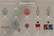 Jaipur Block Print Patterns, a Decorative Illustration by Artifactory Studios (Thumbnail 4 of 6)