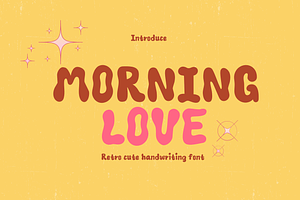 Morning Love Retro Cute Font