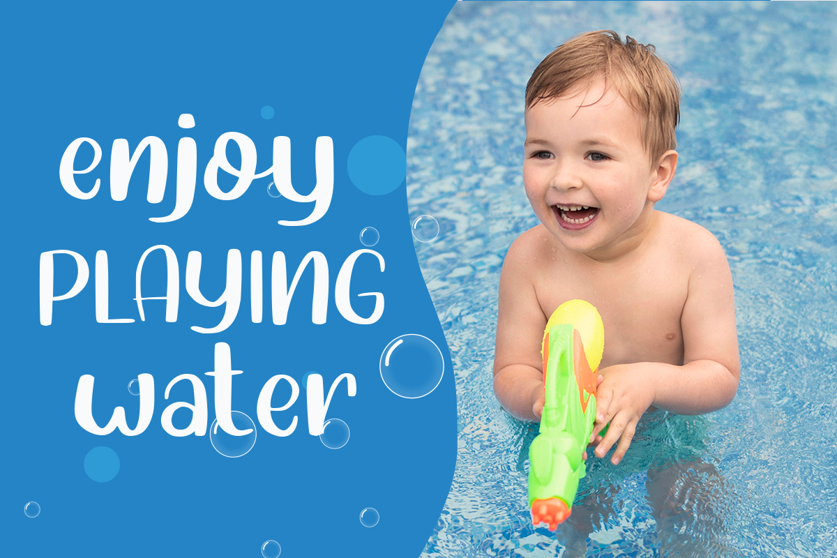 Water Shower | A Cute Font, a Script Font by LetterJos (Photo 4 of 8)