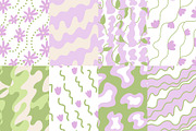 Y2K Wavy Patterns collection, a Pattern Graphic by Felizabeth Design (Thumbnail 10 of 13)