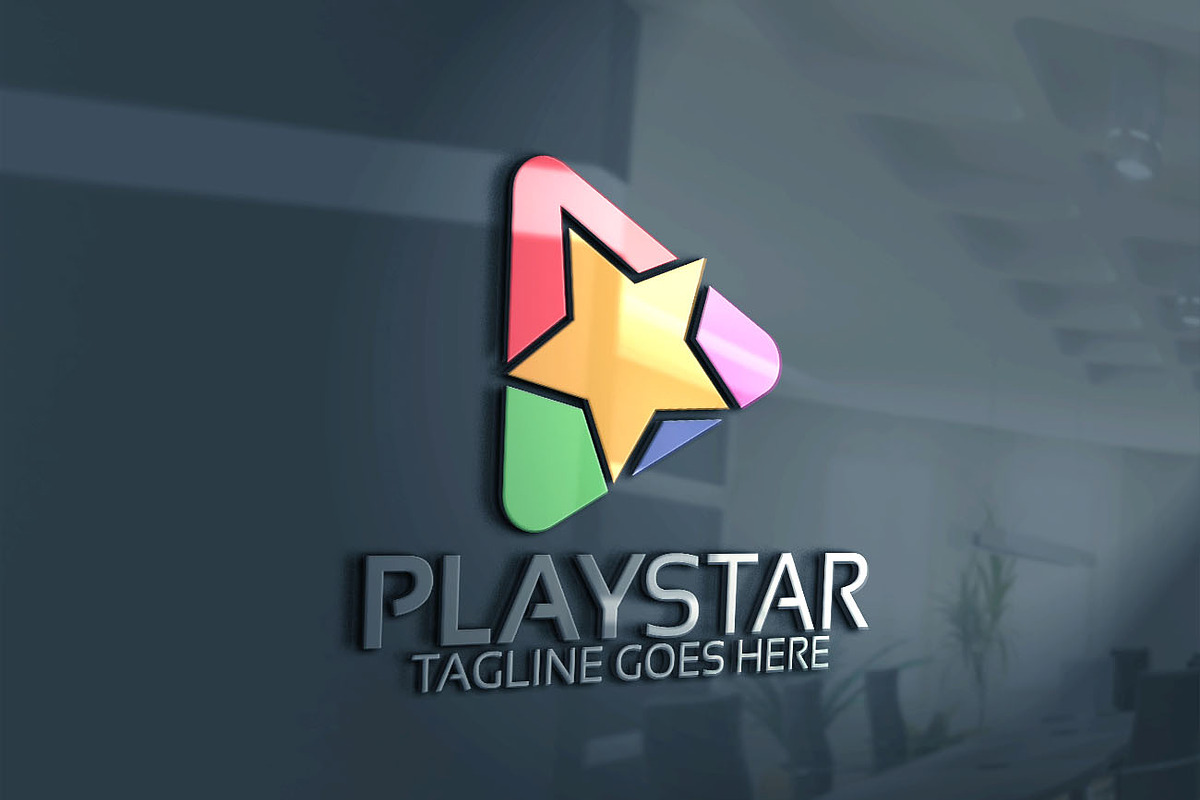 Play Star logo, a Branding & Logo Template by Josuf Media