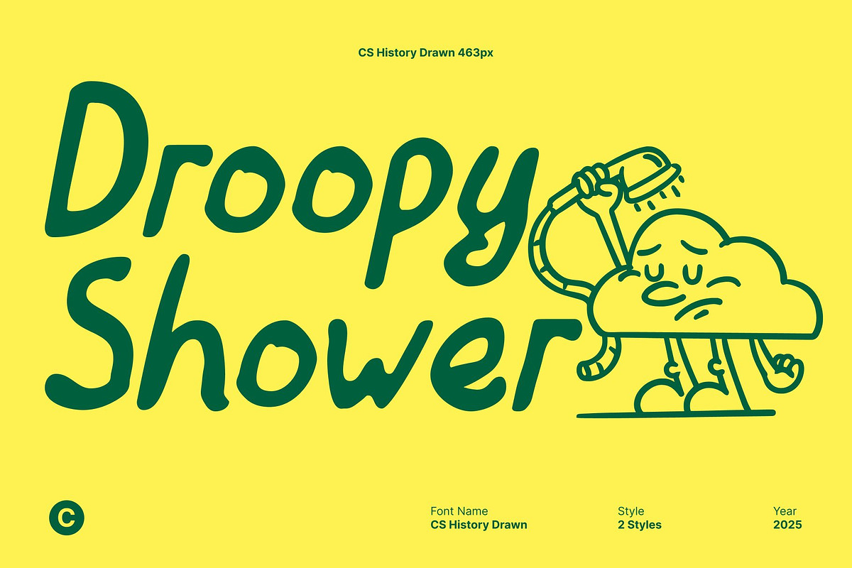 CS History Drawn, a Sans Serif Font by Craft Supply Co. (Photo 6 of 8)