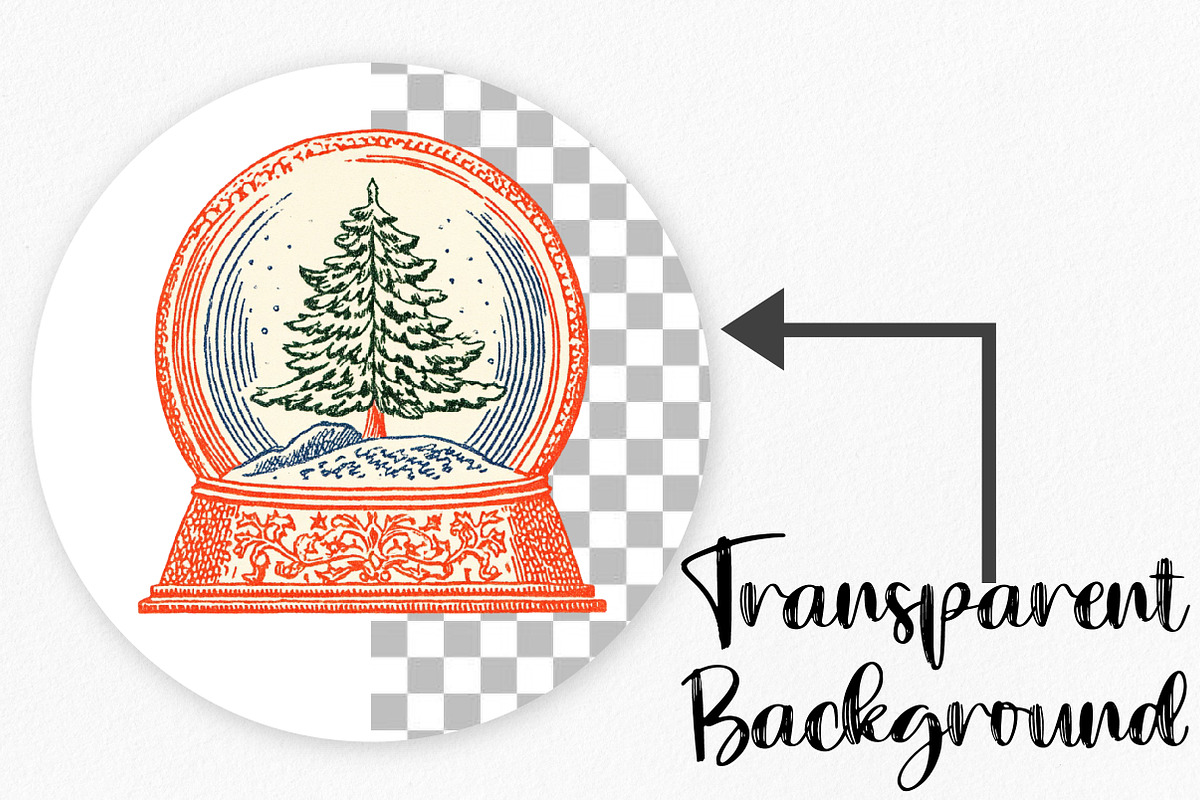 Christmas Hand-Drawn Element Clipart, an Illustration by Canvas Craft (Photo 4 of 8)