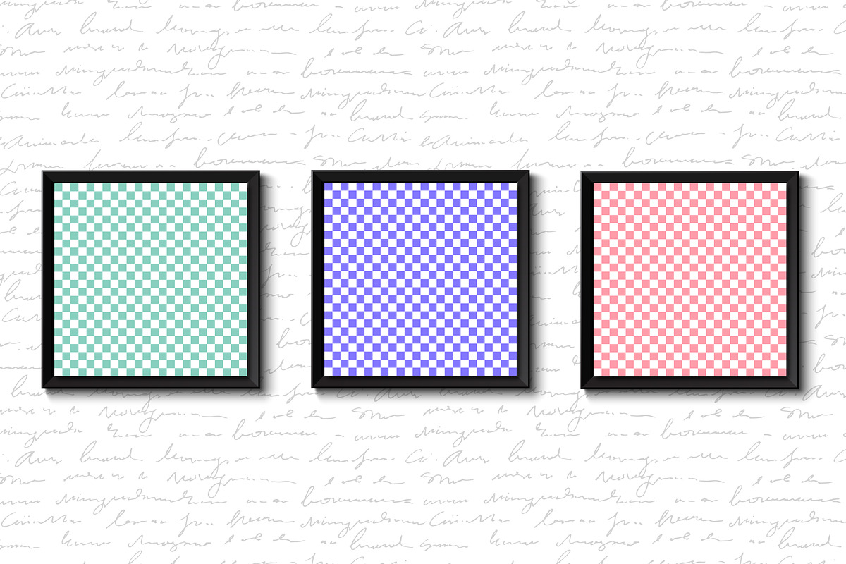 Summer Checkerboard Patterns, a Pattern Graphic by Patterns for Dessert (Photo 4 of 5)