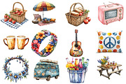 Picnic Party Music Festival Clipart, an Illustration by Designworld (Thumbnail 4 of 5)