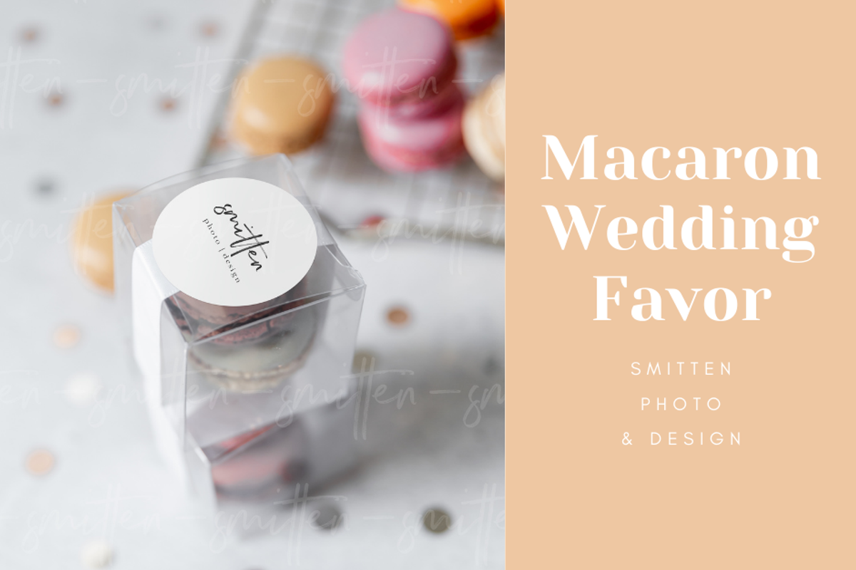 Macaron favor styled stock photo featuring stock photography, styled stock, a Food & Drink Photo by Smitten Photo & Design (Photo 1 of 2)