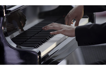 An Elegant Pianist Delivers a, an Arts & Entertainment Photo by Media Whale Stock
