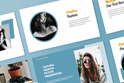 Ventural Fashion Unique Google Slide, a Presentation Template by Overcloud (Thumbnail 1 of 4)