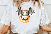 Whimsical Halloween Coffee Clipart, an Illustration by CraftArtStudio (Thumbnail 4 of 6)