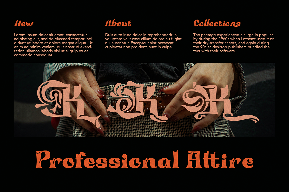 Kusovia - Vintage Decorative Font, a Serif Font by madeDeduk (Photo 4 of 10)