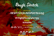 Rough Sketch - fonts duo, a Script Font by Java pep (Thumbnail 9 of 10)