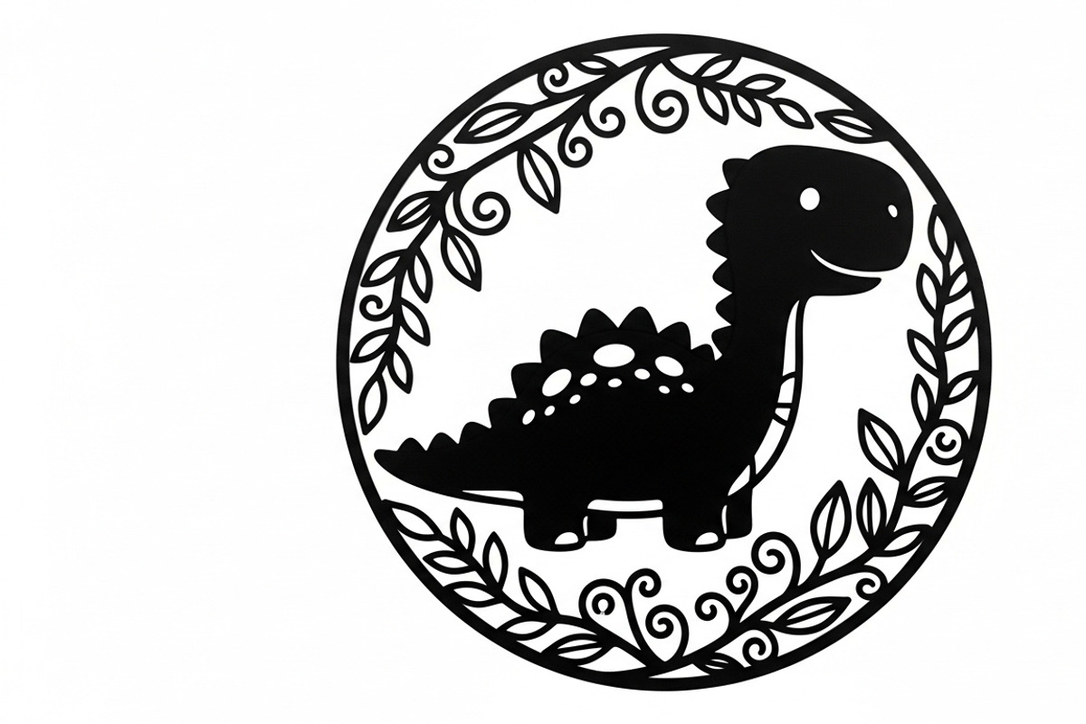 Cute dinosaur nursery decor design, an Illustration by Amazin_art (Photo 2 of 31)