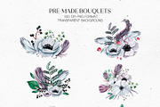 Boho Owls ultraviolet collection, an Animal Illustration by CrystalinaShop (Thumbnail 4 of 11)