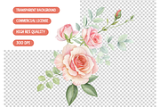 Red Rose Clipart Bundle, Red Flowers, an Illustration by TatiMockup (Thumbnail 3 of 3)