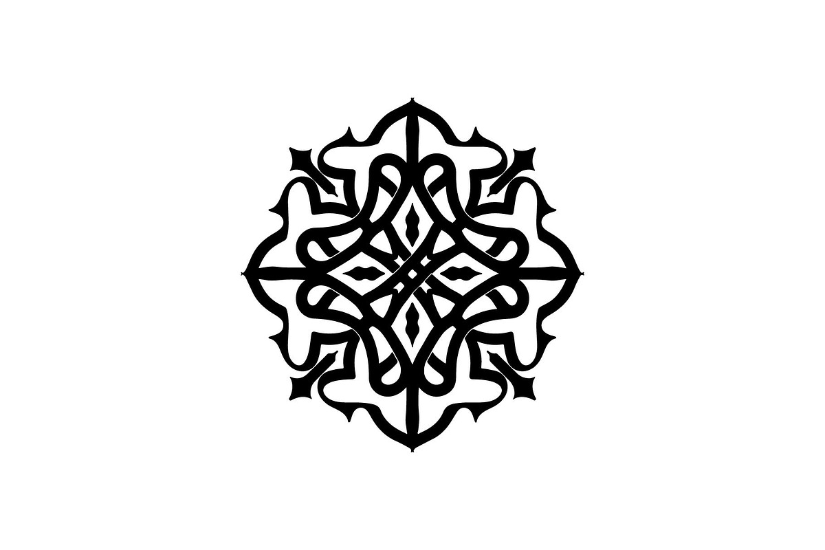 Mandala Floral Ornament Pack, an Object Graphic by yasushie (Photo 2 of 7)