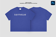 Loose fit t-shirt mockup, a Shirt Mockup by Barmecide Mockup Studio (Thumbnail 1 of 3)