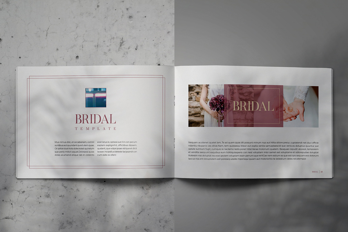 BRIDAL Lookbook Brochure Template, a Brochure Template by Indotitas (Photo 9 of 10)