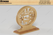 Lasercut Objects Scooter House Decor, a Design Template by AtacanDigital (Thumbnail 9 of 10)