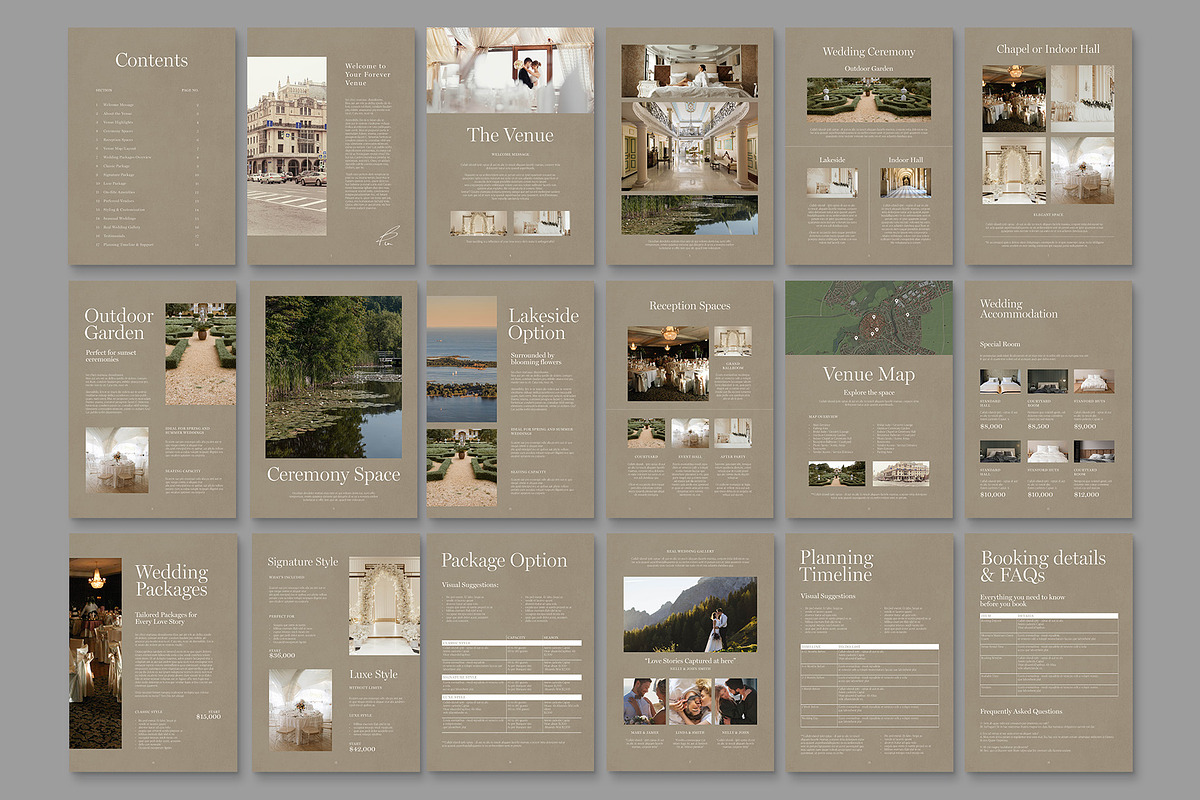Digital Wedding Venue Brochure, a Brochure Template by BrandPacks (Photo 4 of 6)