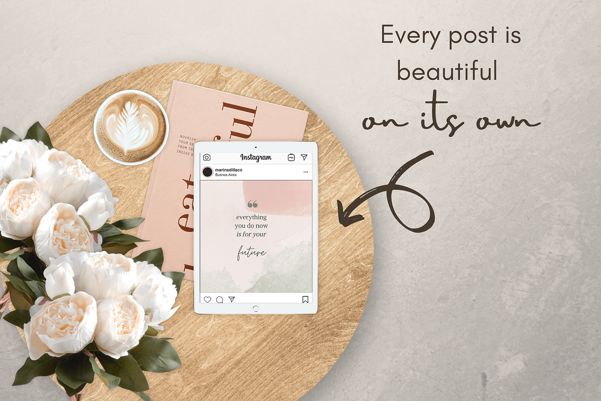 18 Post Instagram Puzzle Template, a Social Media Template by Tegefeldt Design (Photo 6 of 6)