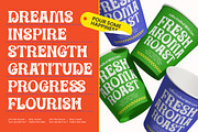 Groove Tropical Retro Decorative, a Serif Font by timelesstype.co (Thumbnail 3 of 10)