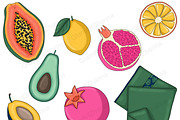 Summer Clip Art Bundle, a Food Illustration by GlamArtZhanna (Thumbnail 6 of 6)