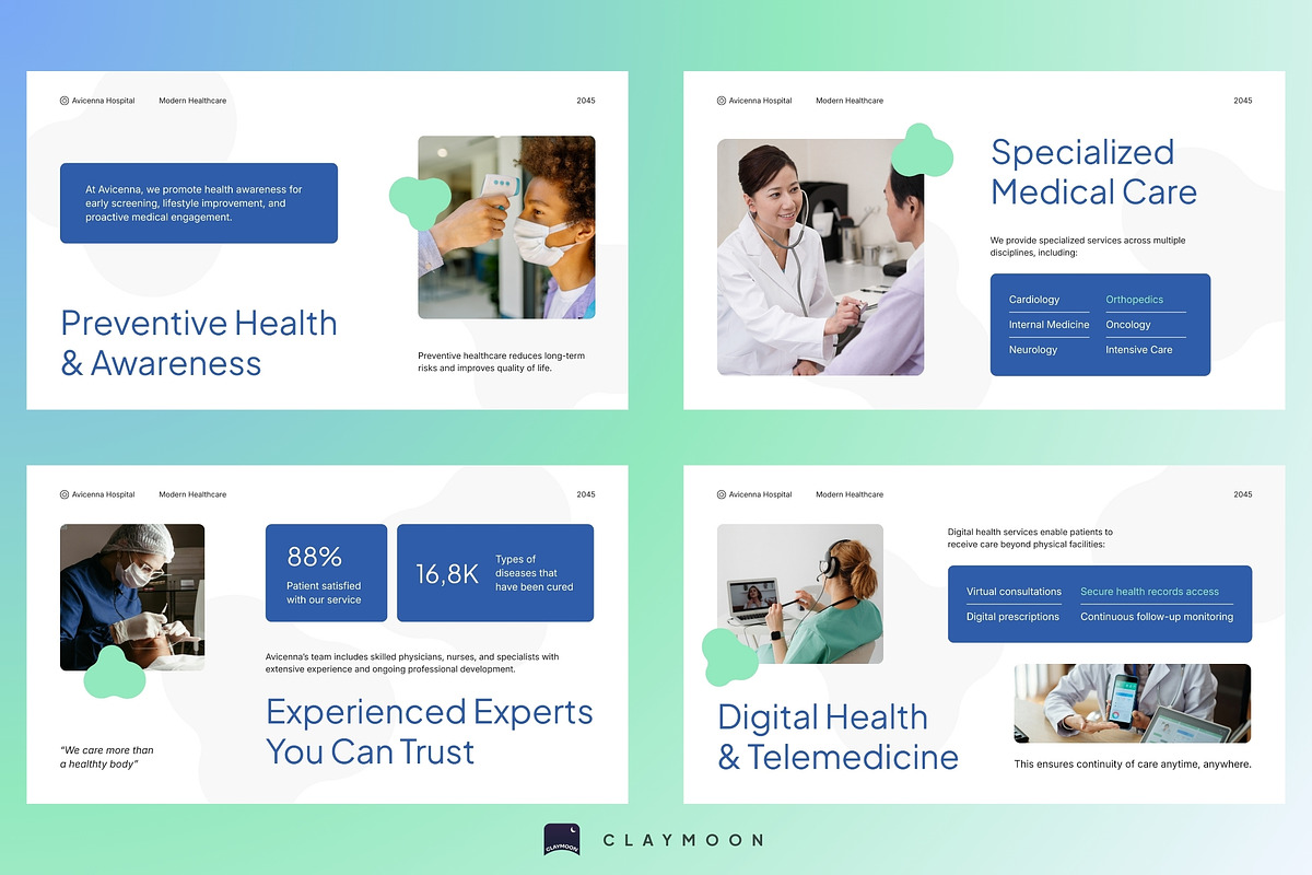 Avicenna Hospital Healthcare, a Presentation Template by Claymoon Lab (Photo 5 of 7)
