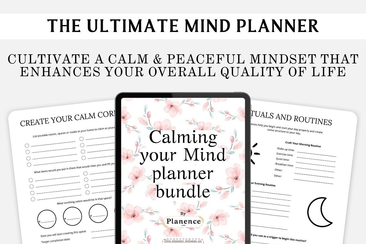 The Ultimate Mental Health Workbooks, a Print Template by Planence (Photo 19 of 28)